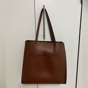 Banana republic leather work tote